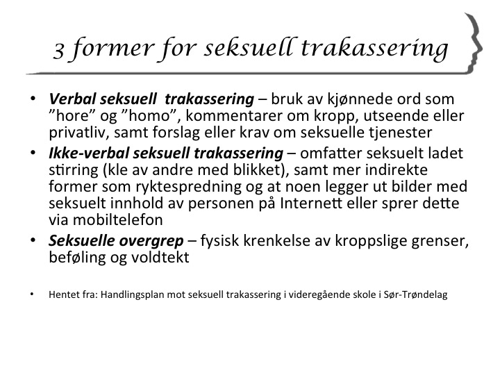 Seksuell Trakassering – Frode Fredriksen